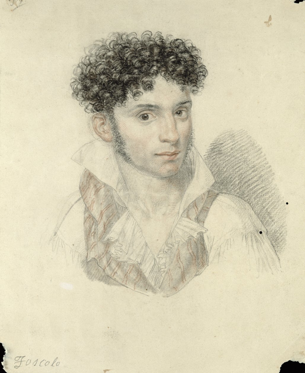 Ugo Foscolon (1778-1827) muotokuva tekijältä Francois Xavier Fabre