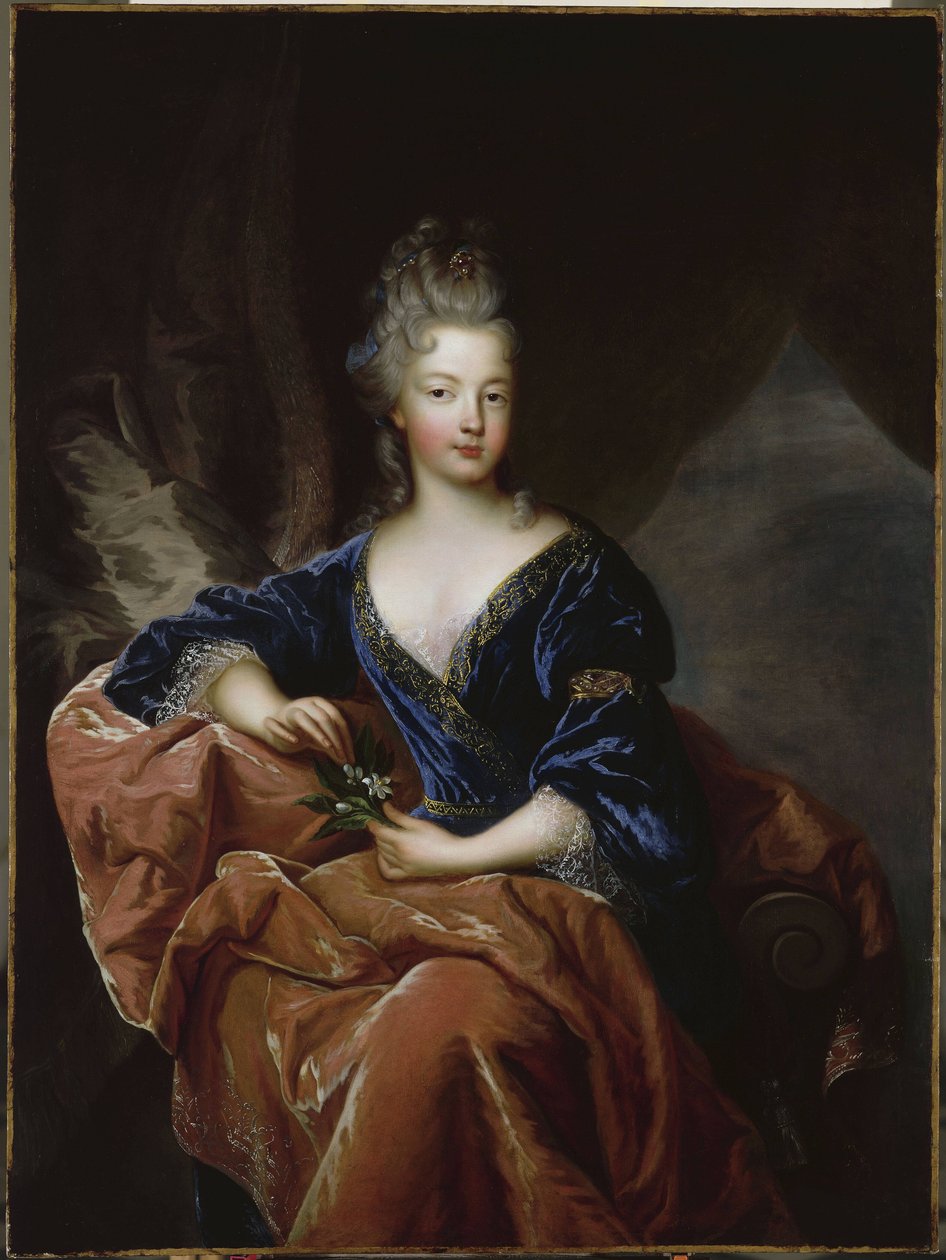 Françoise-Marie de Bourbonin muotokuva tekijältä Jean François de Troy