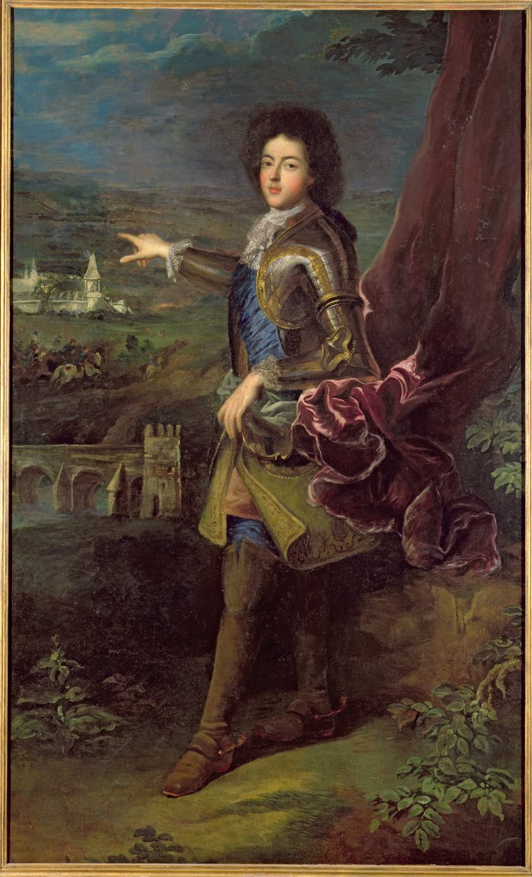 Mainen herttua Louis Auguste de Bourbonin (1670-1736) muotokuva tekijältä Jean François de Troy
