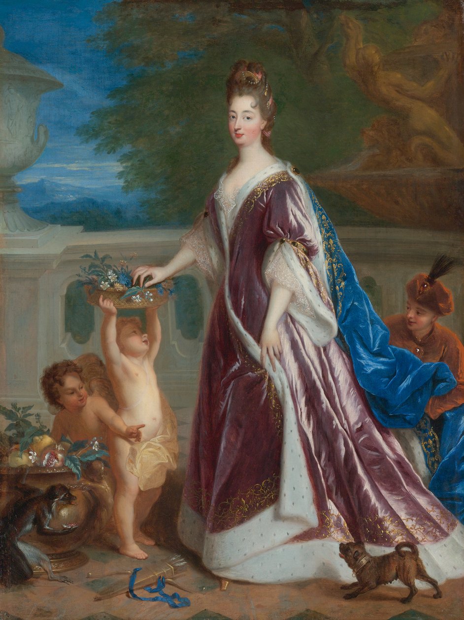 Muotokuva Louise Bénédicte de Bourbon-Condésta, Duchesse du Maine tekijältä Jean François de Troy