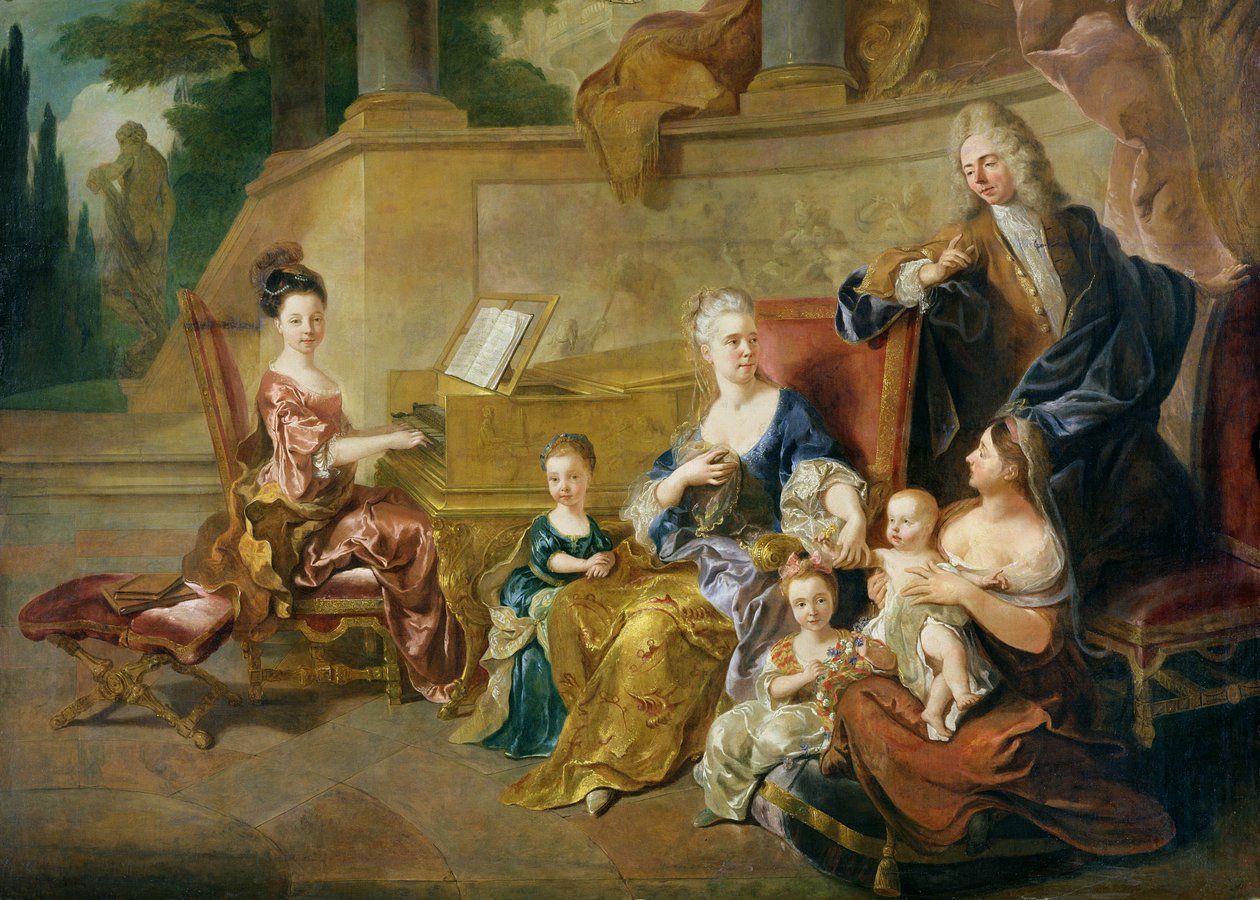 Franquevillen perhe, 1711 tekijältä Jean François de Troy