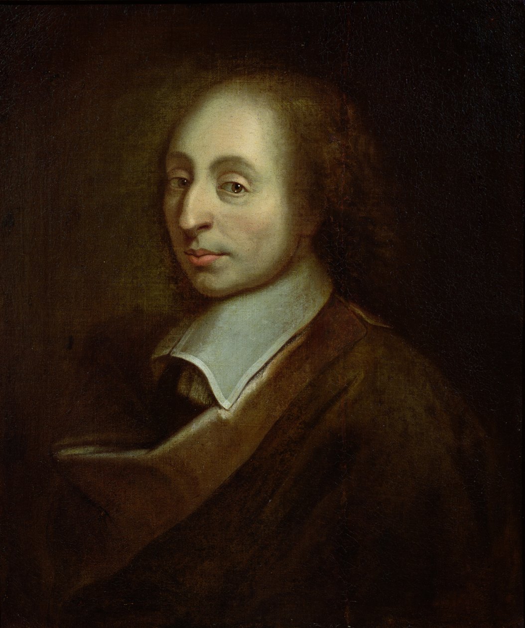 Blaise Pascal (1623-62) n. 1691 tekijältä Francois the Younger Quesnel
