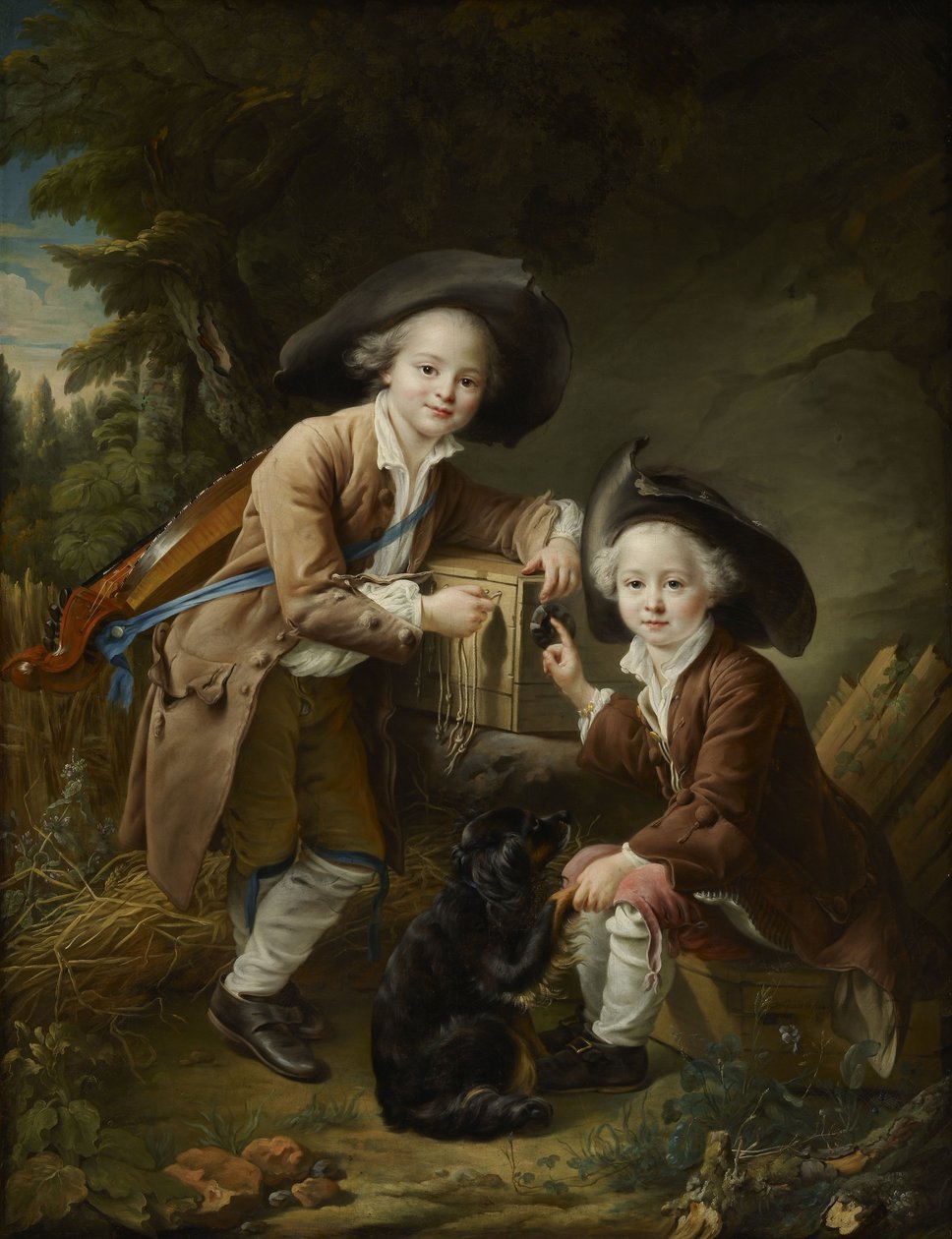 Comte ja Chevalier de Choiseul Savoyardsina tekijältä Francois Hubert Drouais