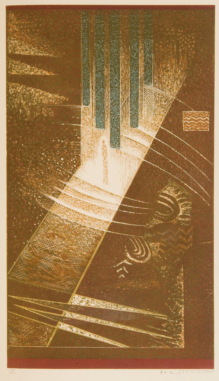 Kuvitus Jean-Claude Mardrusin teoksesta The Book of Truth of Speech tekijältä Francois Louis Schmied