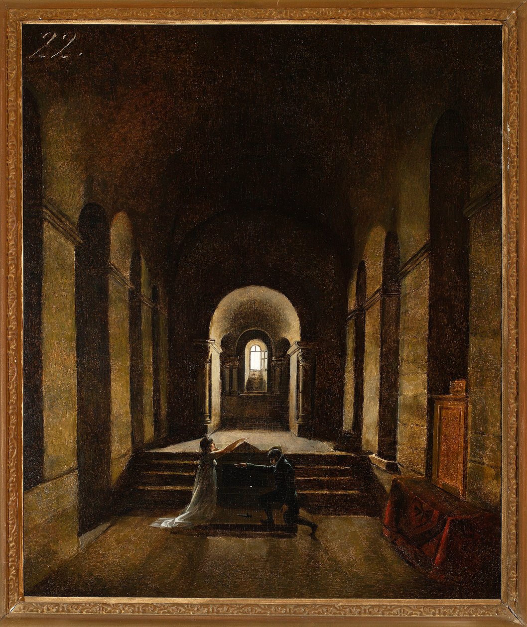 Vala (kappelin sisätila) tekijältä Francois-Marius Granet