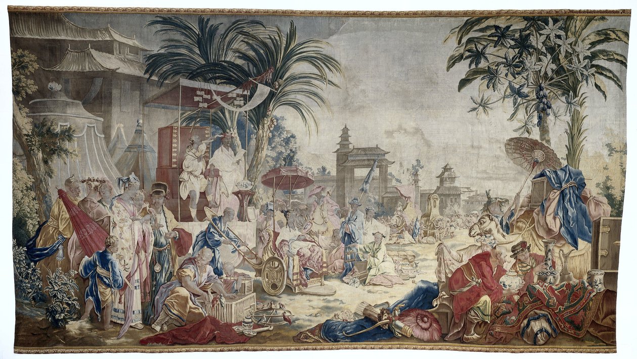 Kiinan markkinat, Beauvaisin kuninkaallinen valmistus tekijältä Francois (after) Boucher