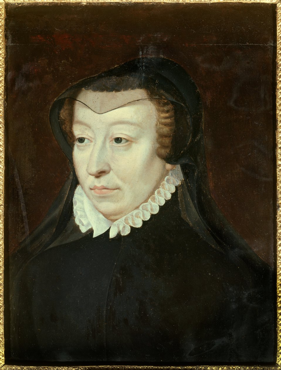 Katariina de Mediciksen (Caterina de Medici) (1519-1589), Ranskan kuningattaren muotokuva Francois Clouet