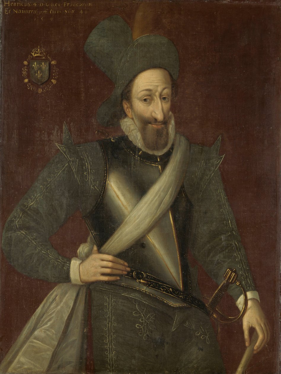 Henrik IV, Ranskan kuningas (1553-1610) tekijältä Francois (circle of) Bunel