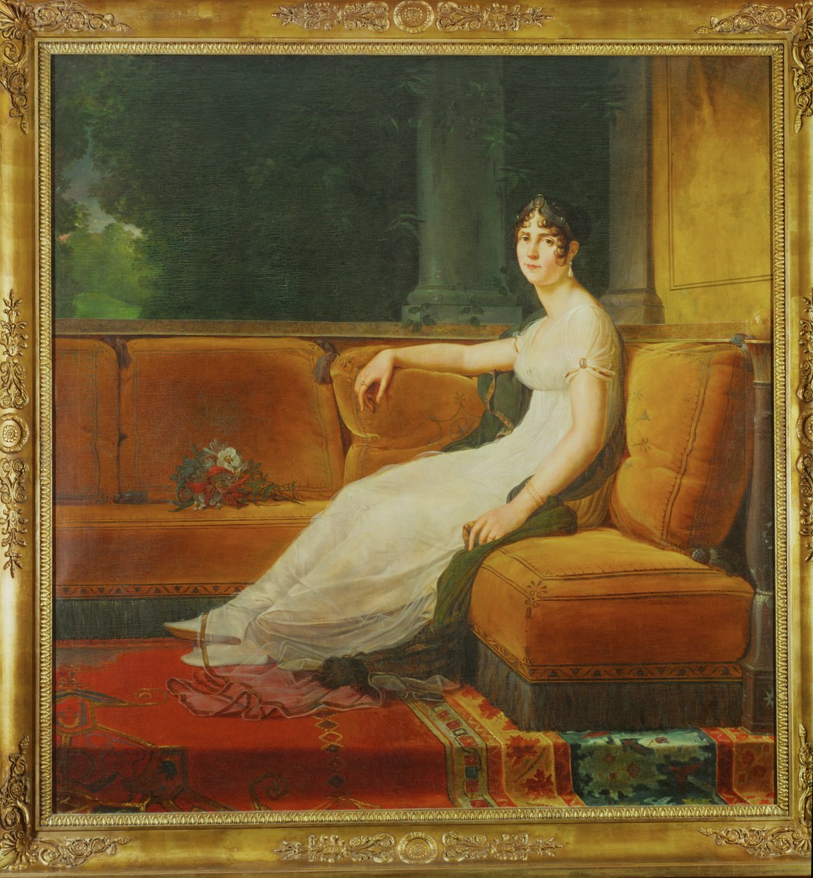 Josephine Beauharnais, keisarinna, keisari Napoleon I:n ensimmäinen vaimo ... tekijältä Francois (school of) Gerard