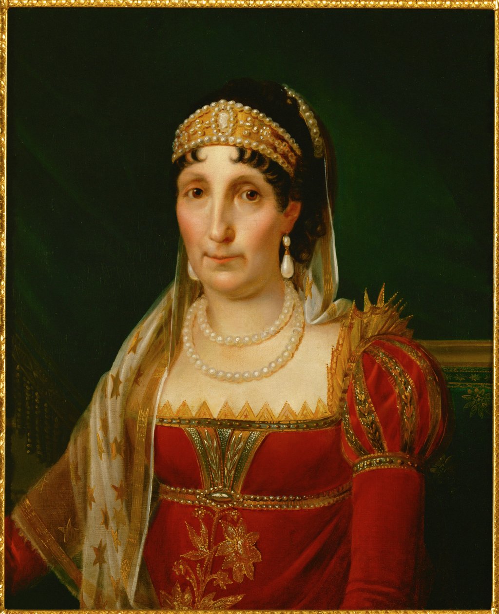 Laetizia Ramolino-Bonaparte, Madame Mere, Napoleon Bonaparten äiti ... tekijältä Francois (school of) Gerard