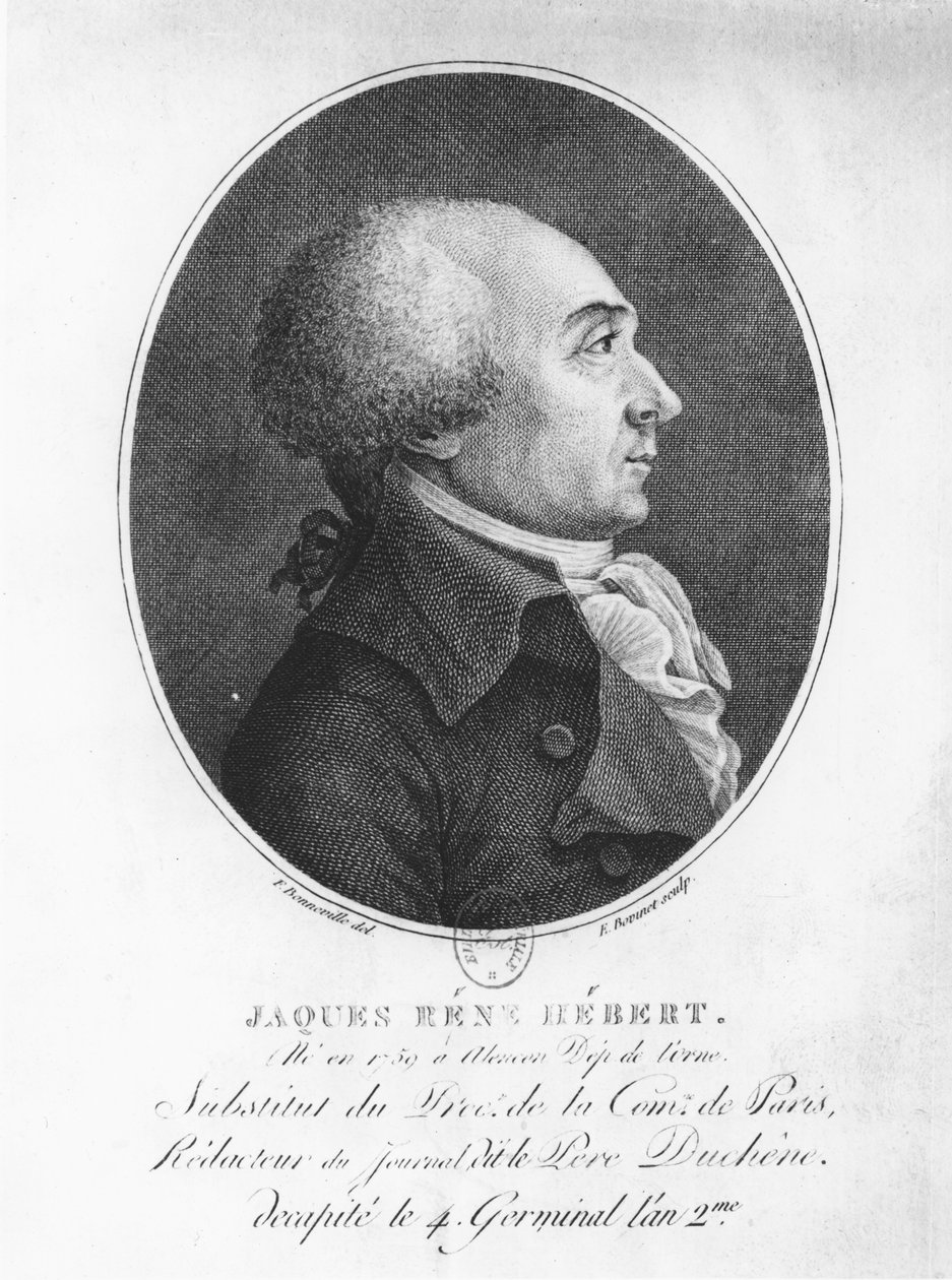 Jacques René Hébert tekijältä Francois Bonneville