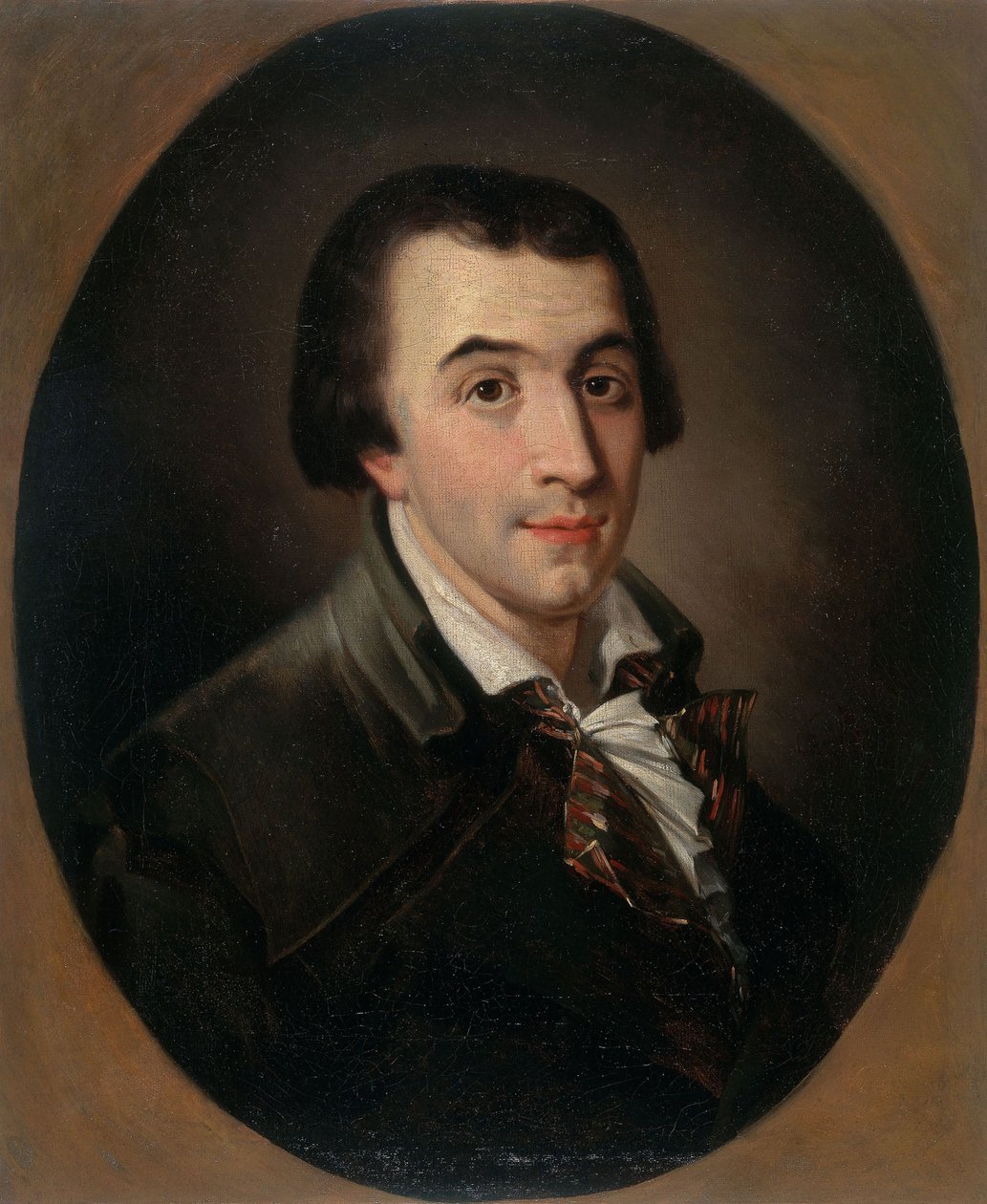 Jacques-Pierre Brissot de Warvillen muotokuva 1754-1793, n. 1790. tekijältä Francois Bonneville