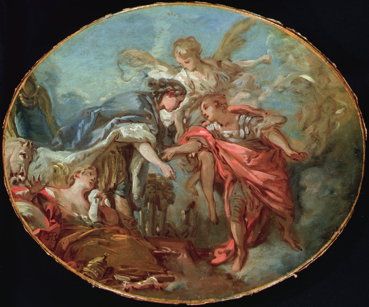 Allegoria Aix-la-Chapellen rauhasta tekijältä François Boucher