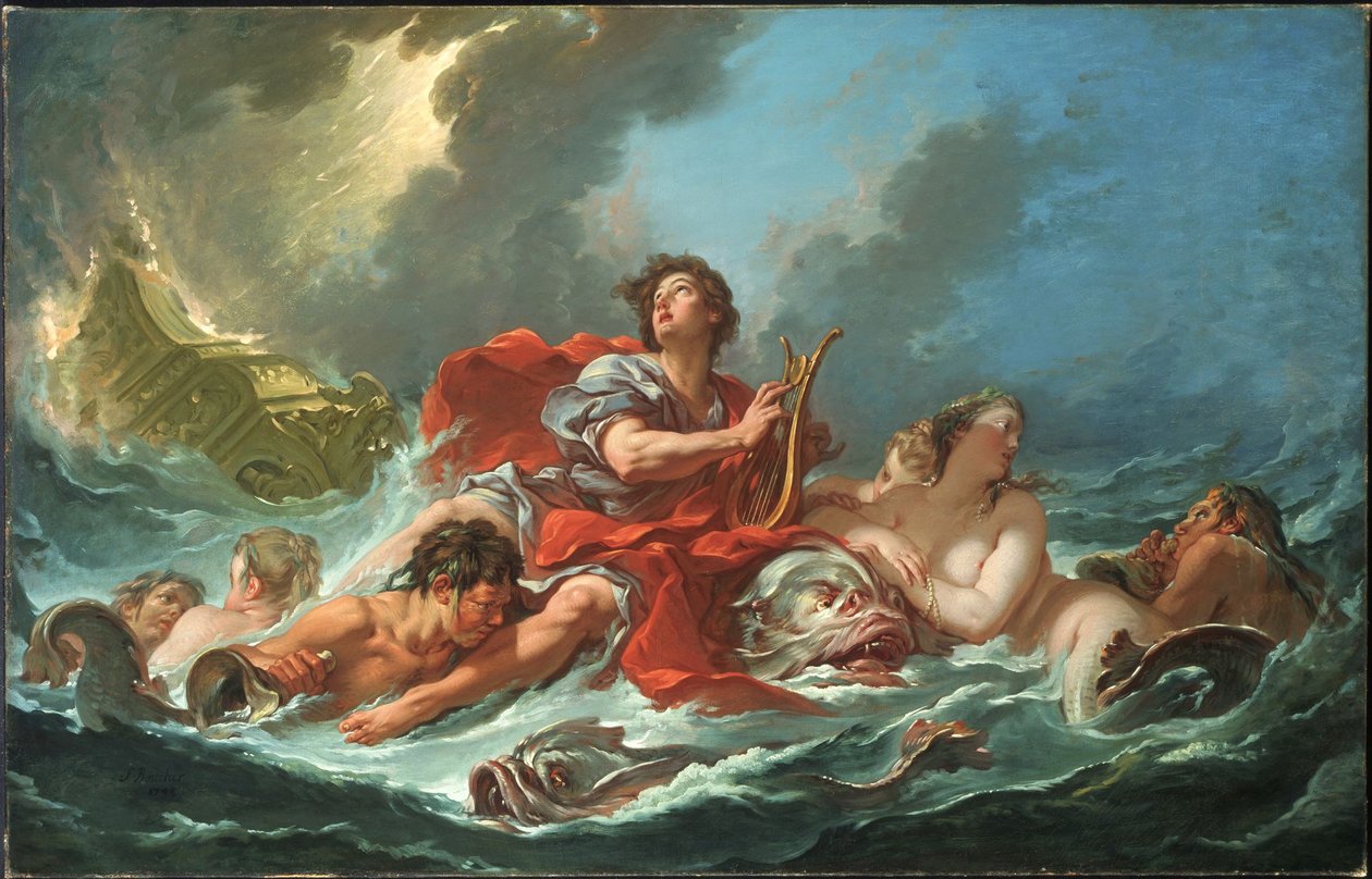 Arion delfiinillä tekijältä François Boucher