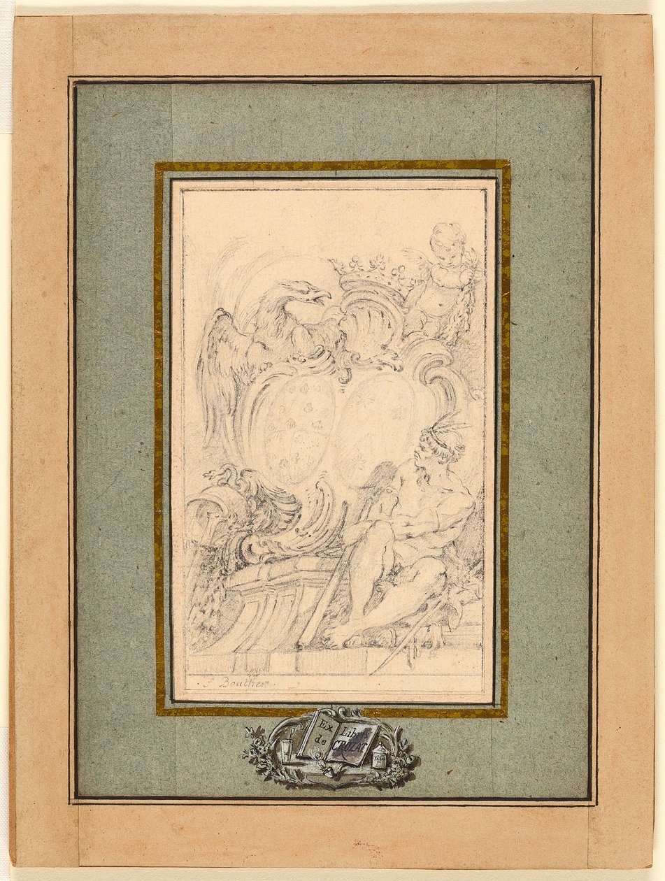 Armorial kirjakilpi Crozatille, Baron de Thiers tekijältä François Boucher