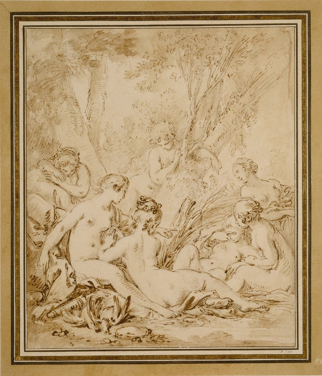 Diana ja Callisto tekijältä François Boucher