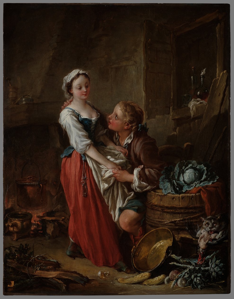 Die schöne Köchin tekijältä François Boucher