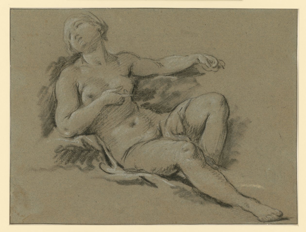 Makaava naisalastonkuva tekijältä François Boucher