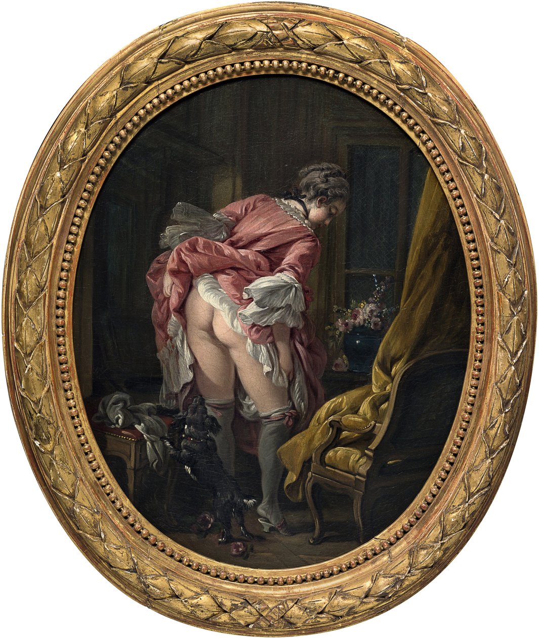 ""hillitty silmä"" François Boucherin (1703-1770) maalaus noin 1742 Yksityinen kokoelma tekijältä François Boucher