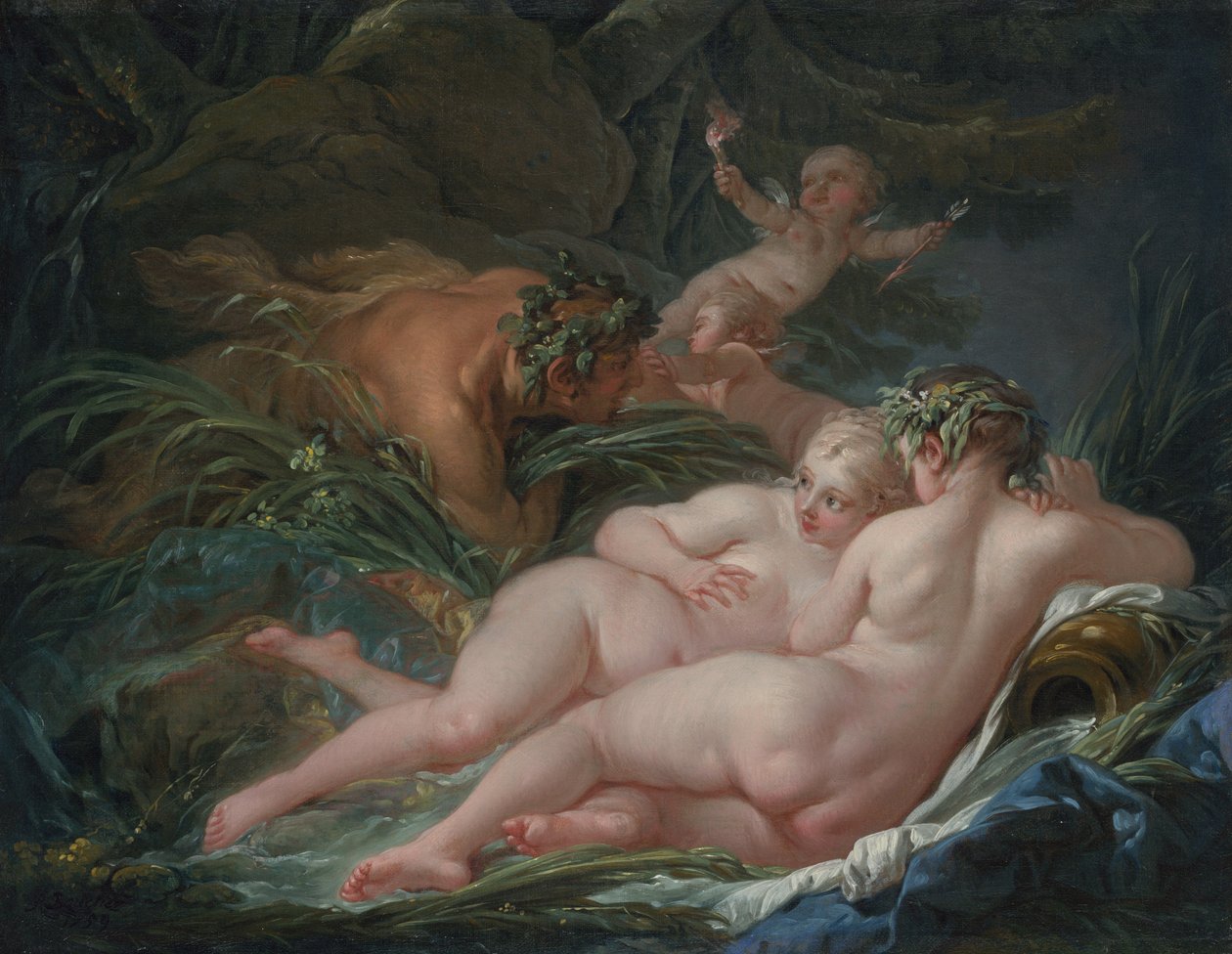Pan ja Syrinx tekijältä François Boucher