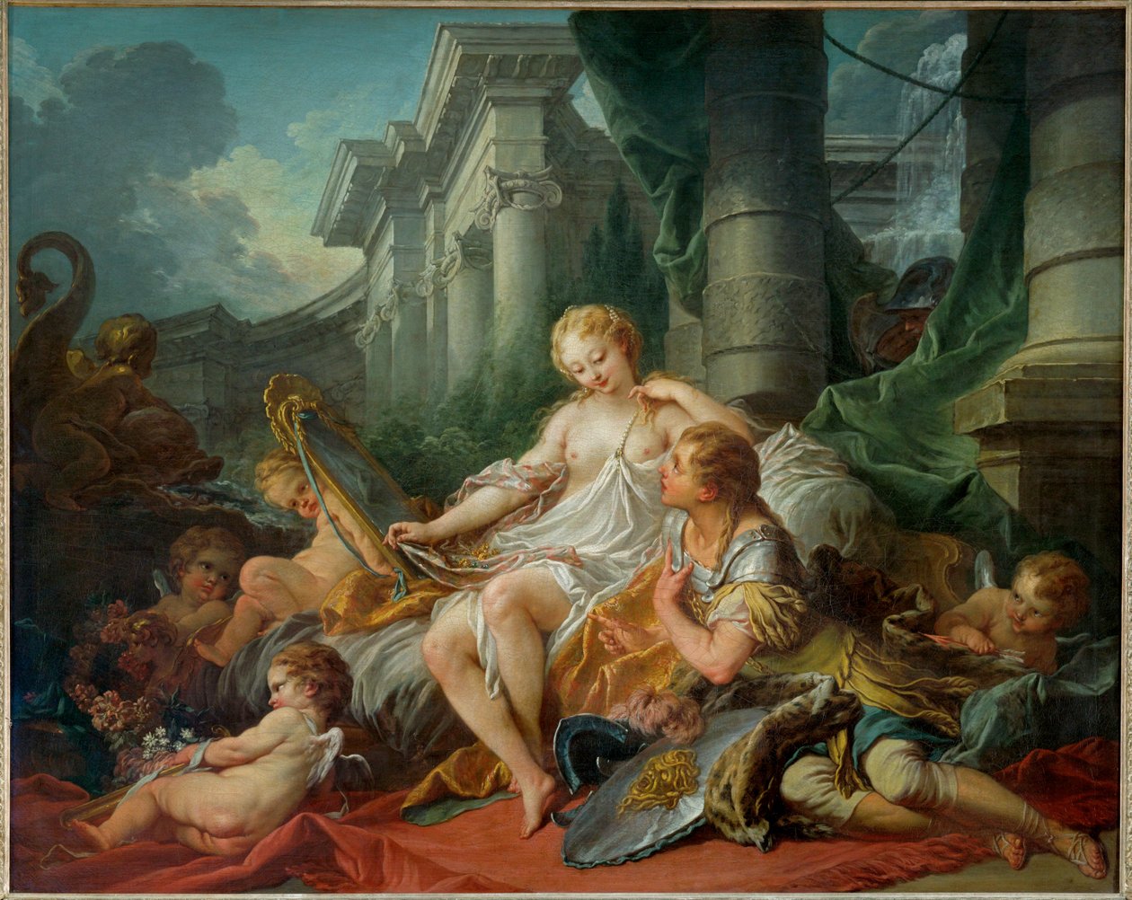 Renaud et Armide, Tasson "Gerusalemme Liberata", XIV ... tekijältä François Boucher