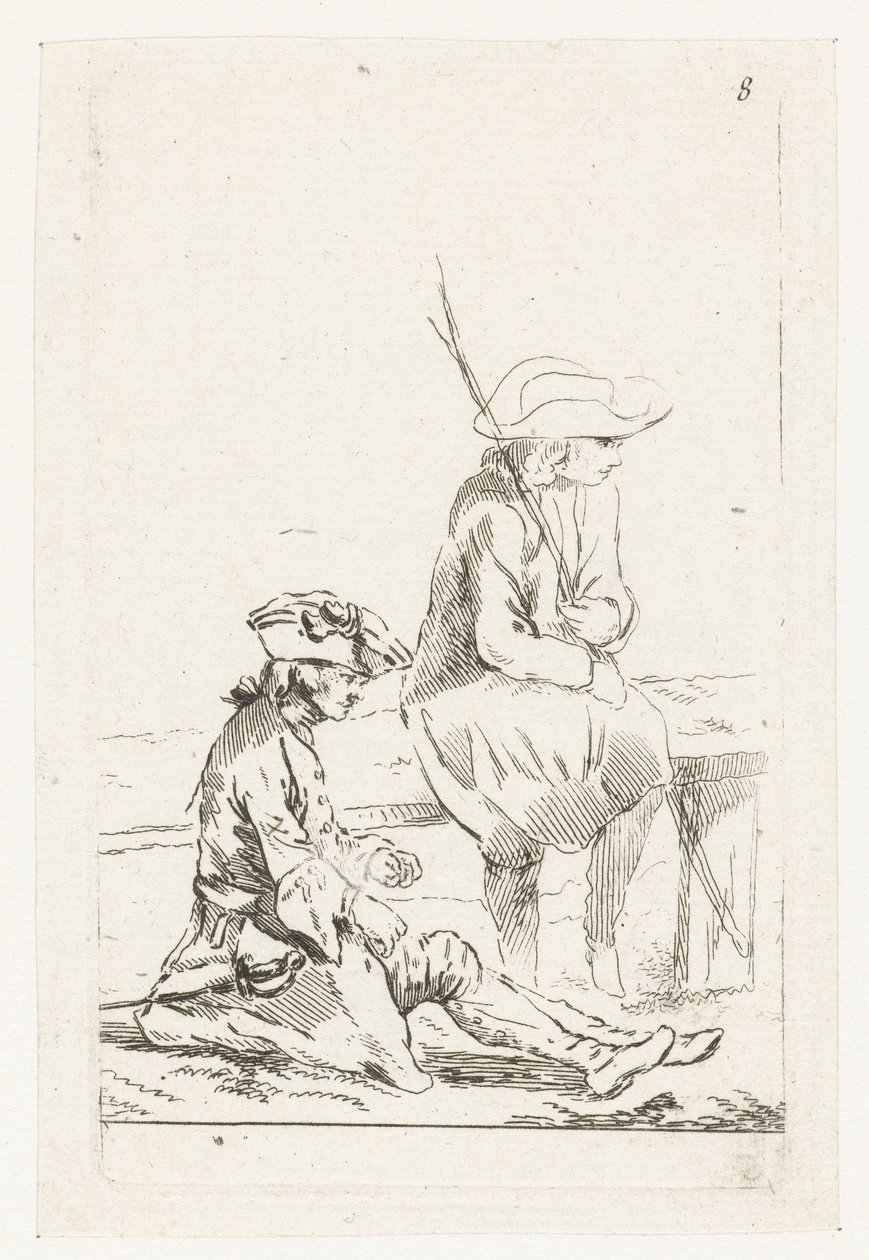 Sotilas ja maanviljelijä tekijältä François Boucher