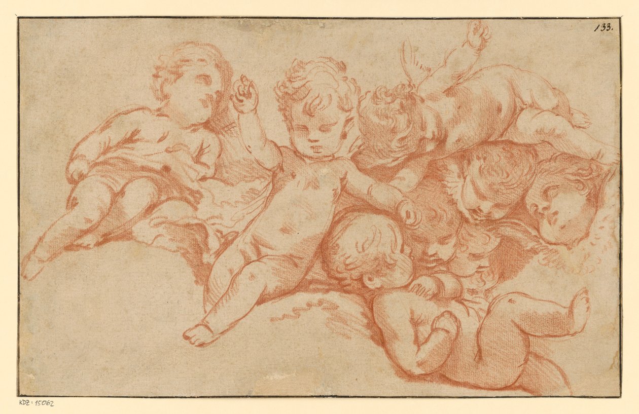 Leikkivät putit (vastapainatus) tekijältä François Boucher