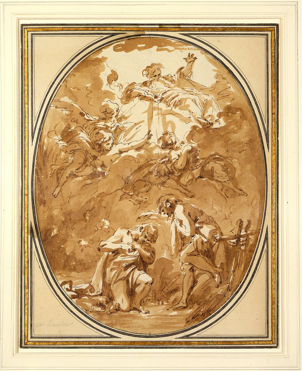 Kristuksen kaste tekijältä François Boucher