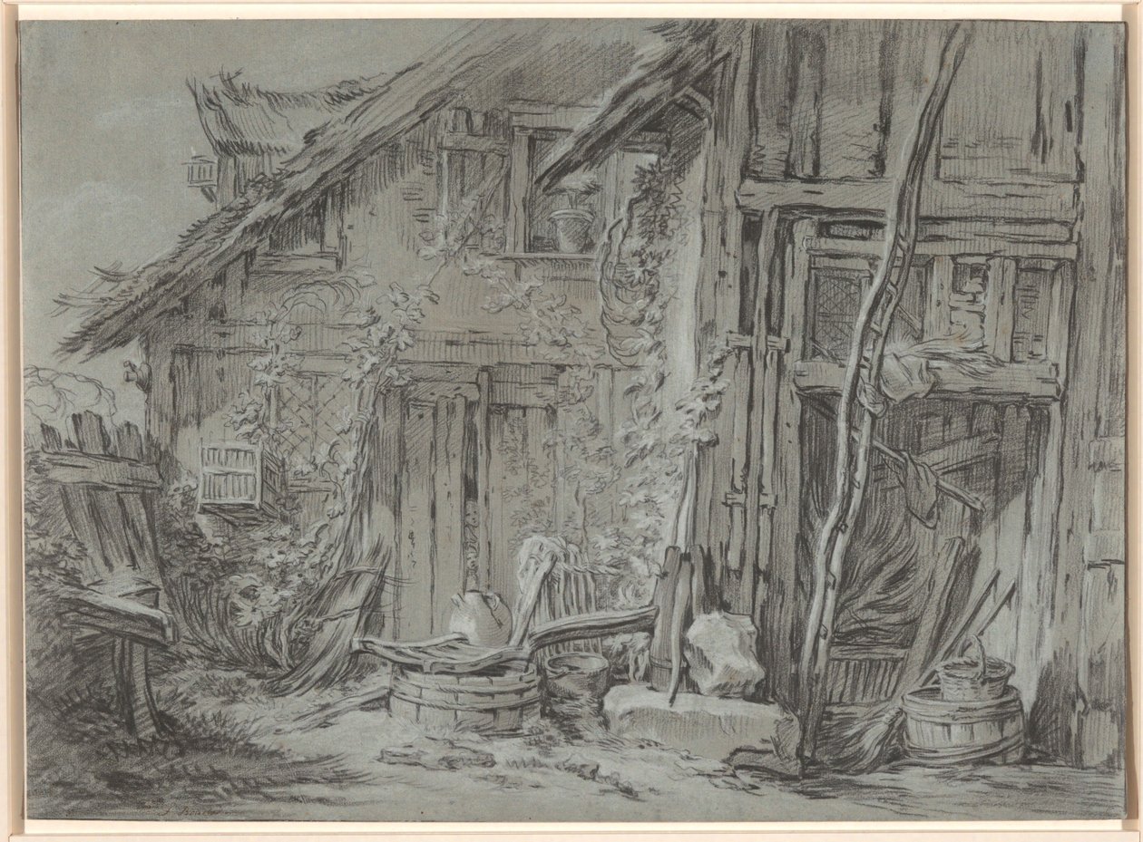 Rapistunut maalaistalo tekijältä François Boucher