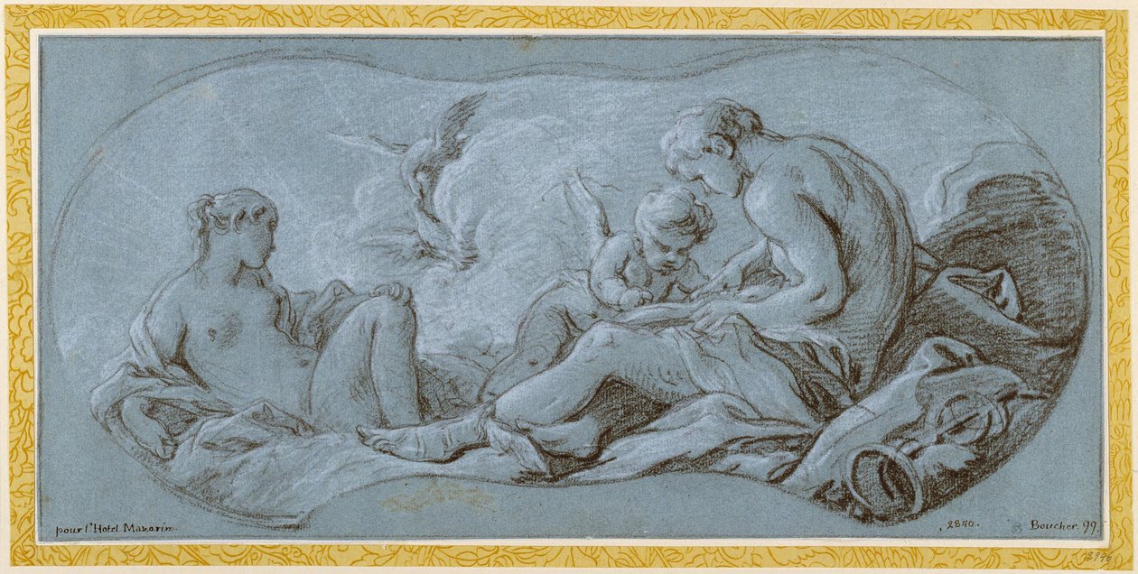 Cupidin kasvatus tekijältä François Boucher
