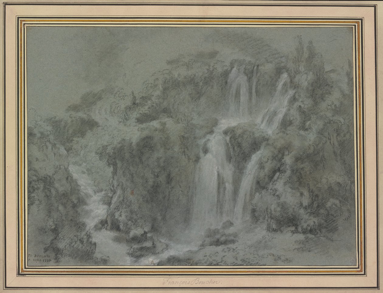 Tivolin vesiputoukset tekijältä François Boucher