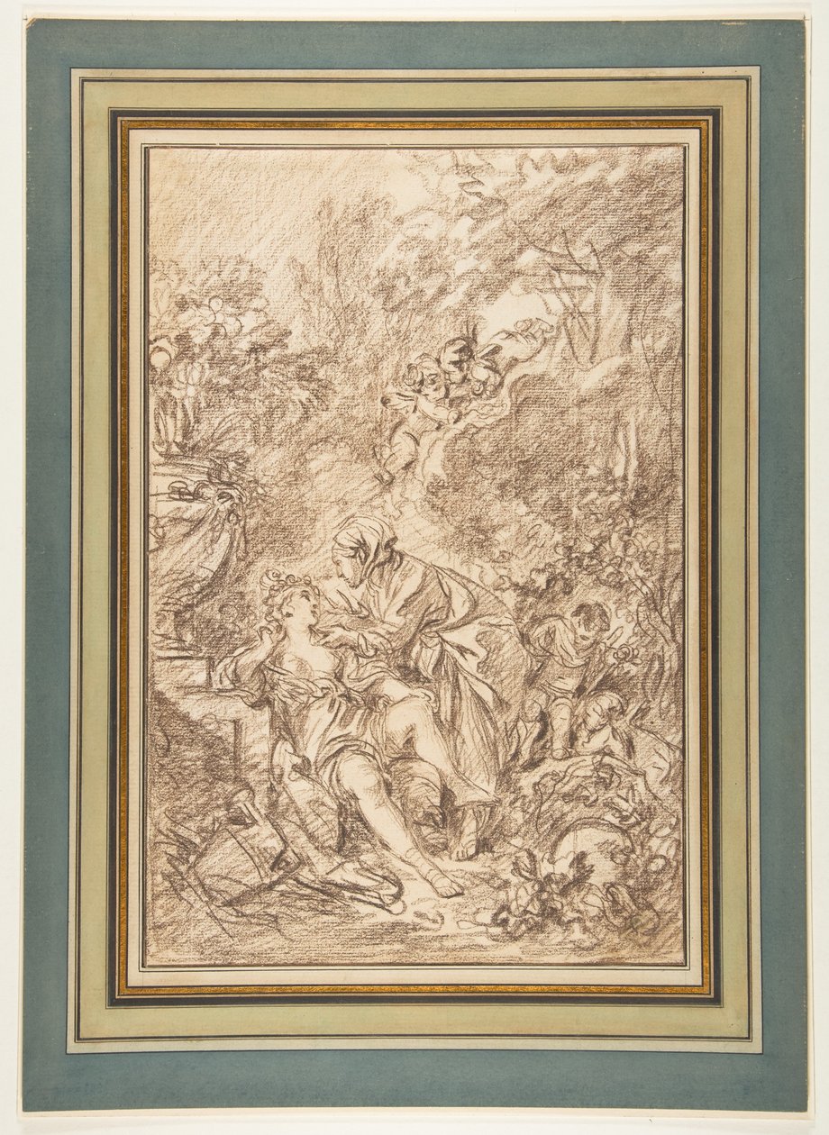 Vertumnus ja Pomona tekijältä François Boucher
