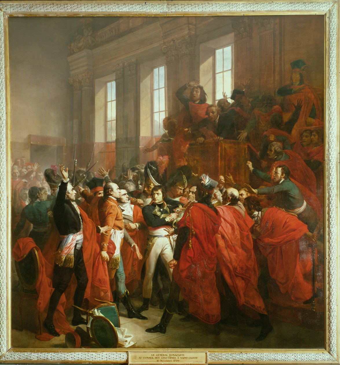 Kenraali Bonaparte Saint-Cloudin viisisatapäisessä neuvostossa ... tekijältä Francois Bouchot