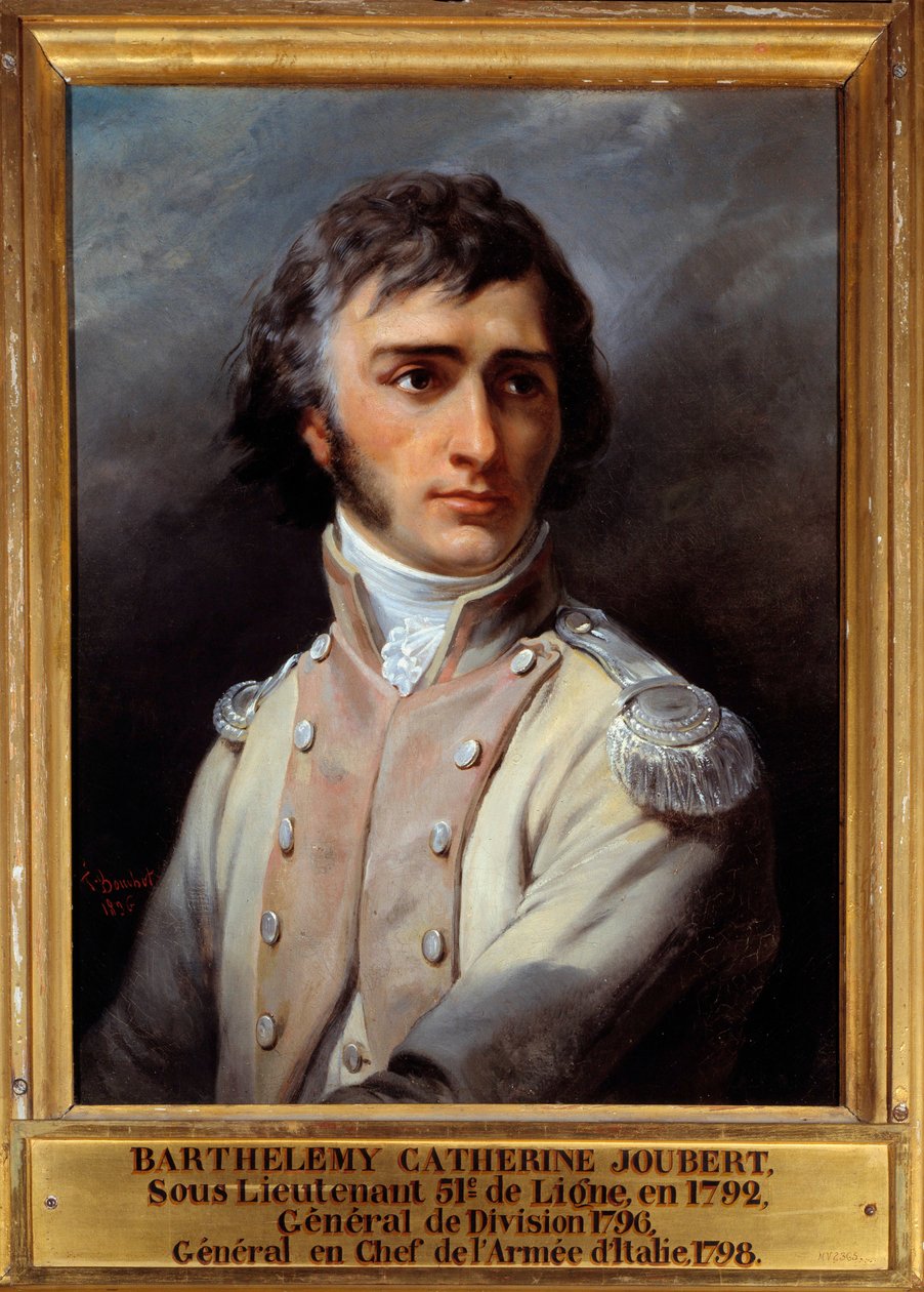 Barthelemy Joubertin (1769 - 1799) muotokuva yliluutnantin univormussa tekijältä Francois Bouchot