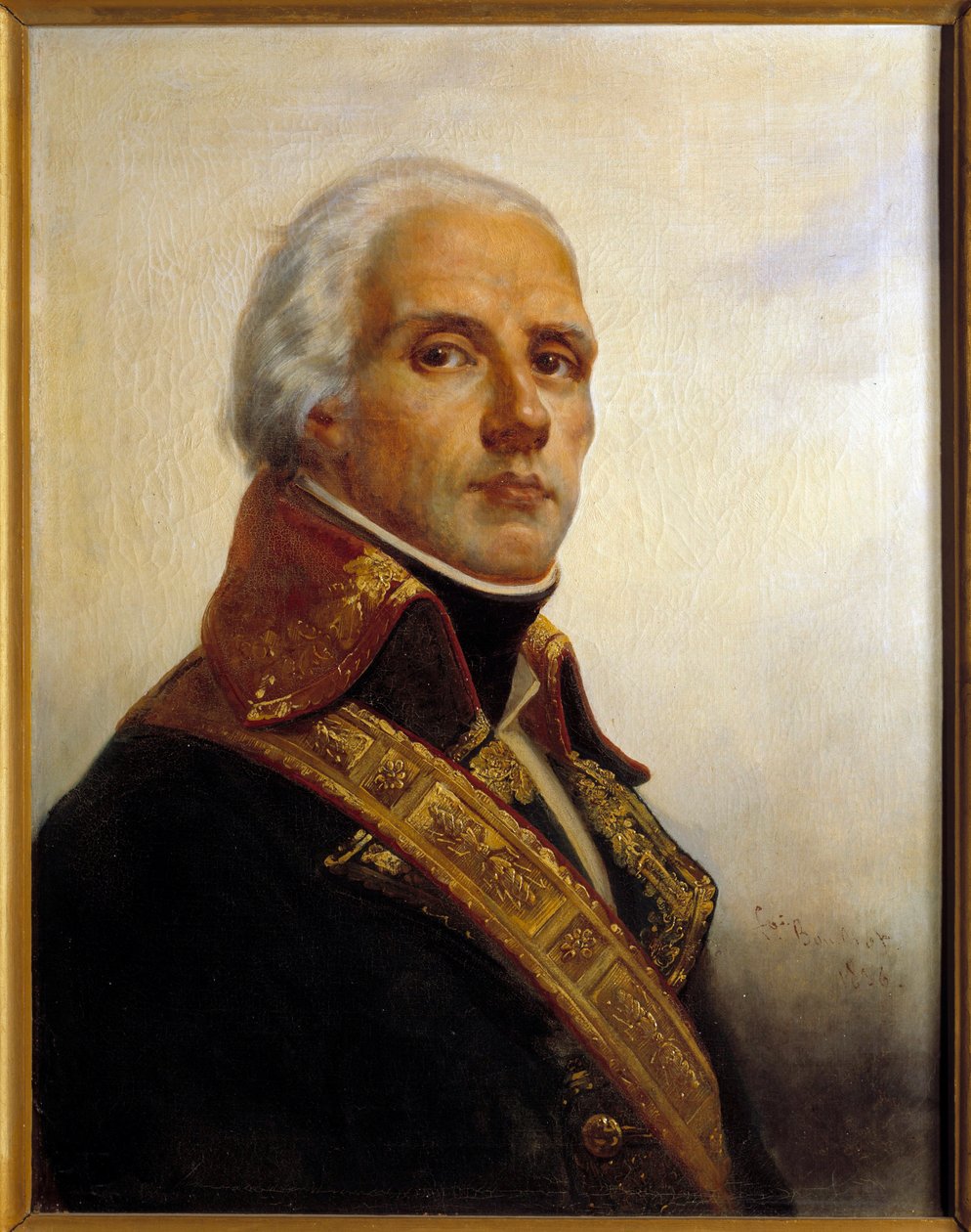 Joseph Christophe Coquille Dugommierin (1736-1794) muotokuva Francois Bouchot