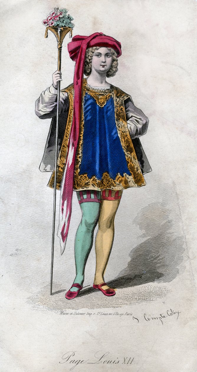 Sivu, Ludvig XII, 1800-luku. tekijältä Francois Claudius Compte Calix