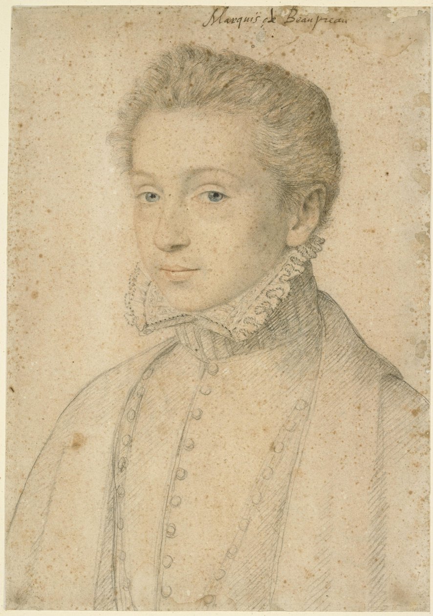 Henri de Bourbonin, Beaupréaun markiisin, muotokuva tekijältä François Clouet