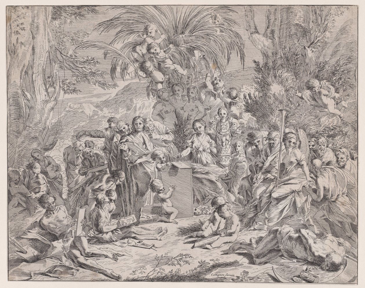 Allegoria maalauksesta, 1600-luku. tekijältä Francois Collignon