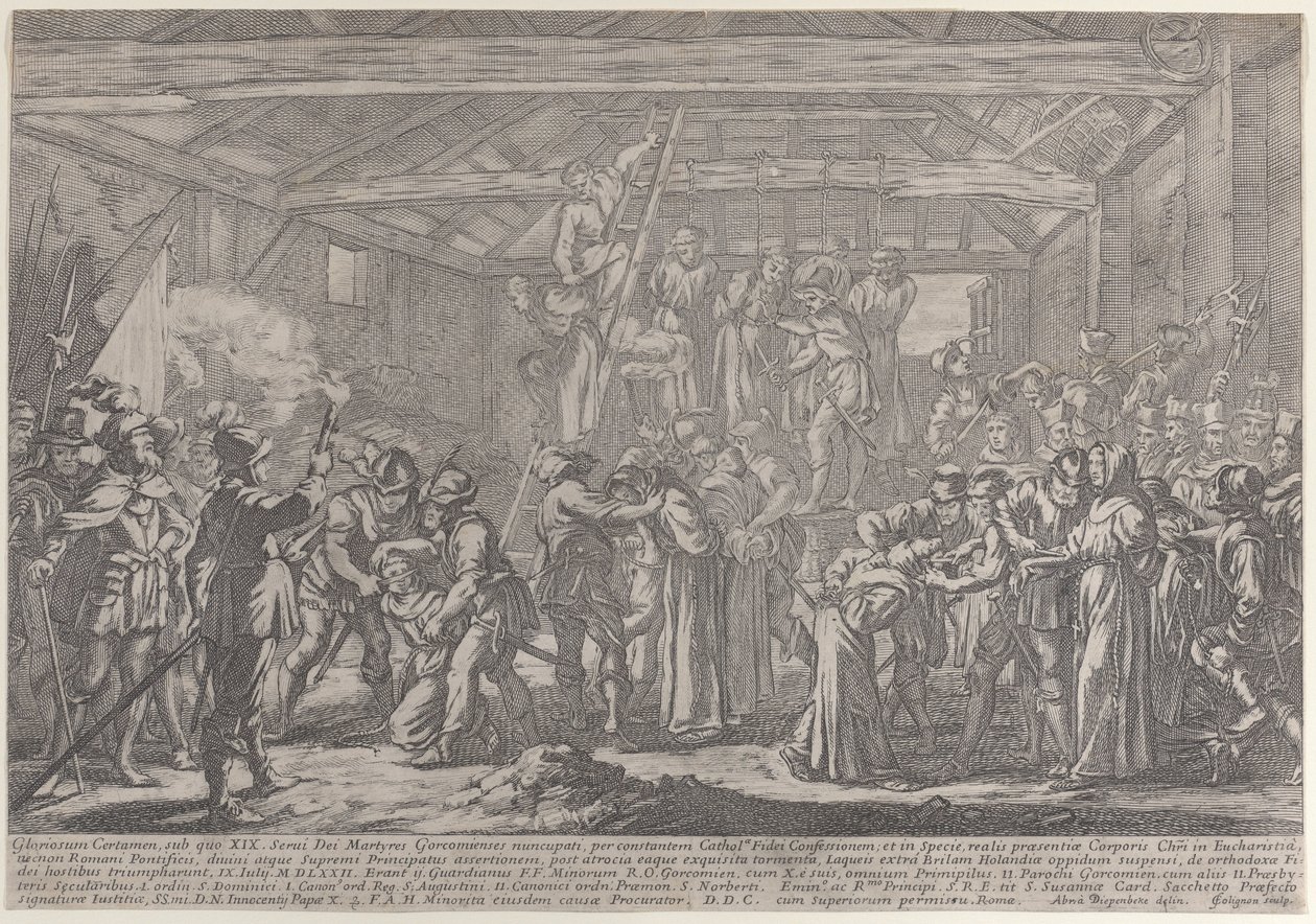 Gorchumin marttyyrit, 1630-87. tekijältä Francois Collignon