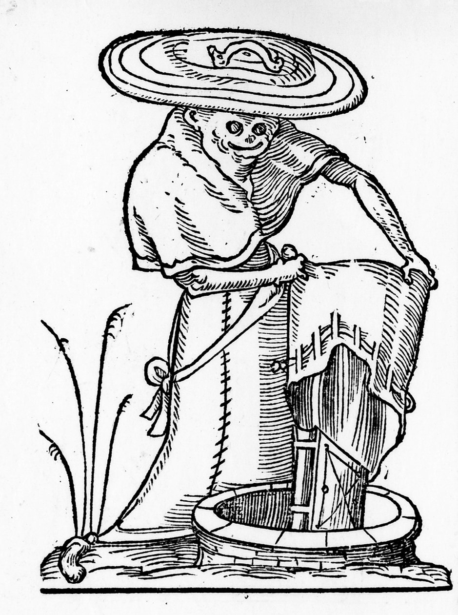 Kuvitus Francois Desprezin teoksesta The Humorous Dreams of Pantagruel, julkaistu 1565 tekijältä Francois Desprez