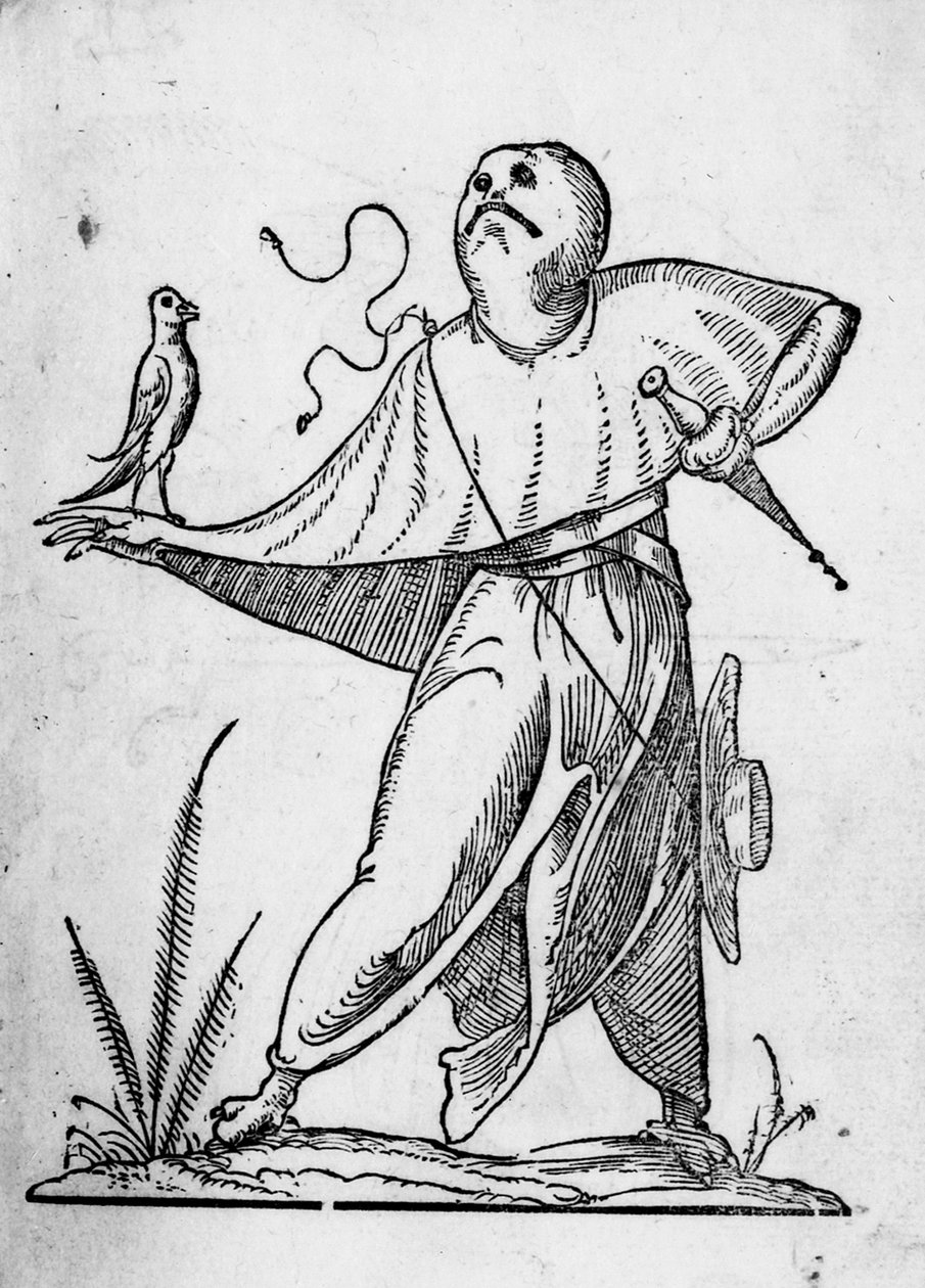 Kuvitus Francois Desprezin teoksesta The Humorous Dreams of Pantagruel, julkaistu 1565 tekijältä Francois Desprez