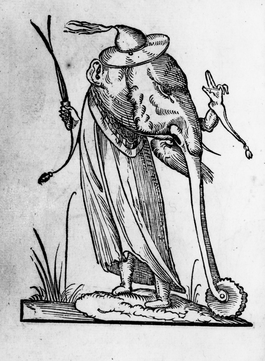 Kuvitus Francois Desprezin teoksesta The Humorous Dreams of Pantagruel, julkaistu 1565 tekijältä Francois Desprez