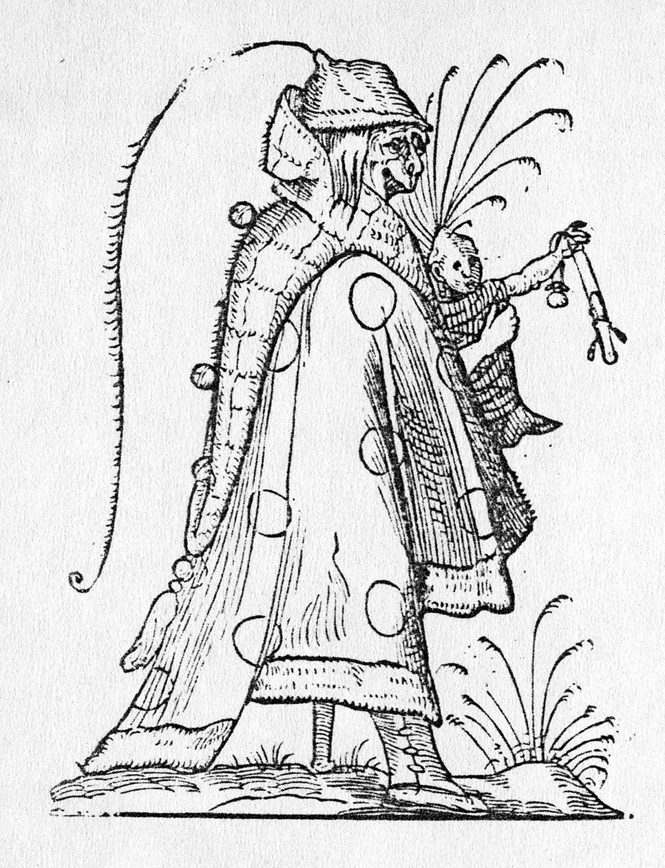 Kuvitus Francois Desprezin teoksesta The Humorous Dreams of Pantagruel, julkaistu 1565 tekijältä Francois Desprez