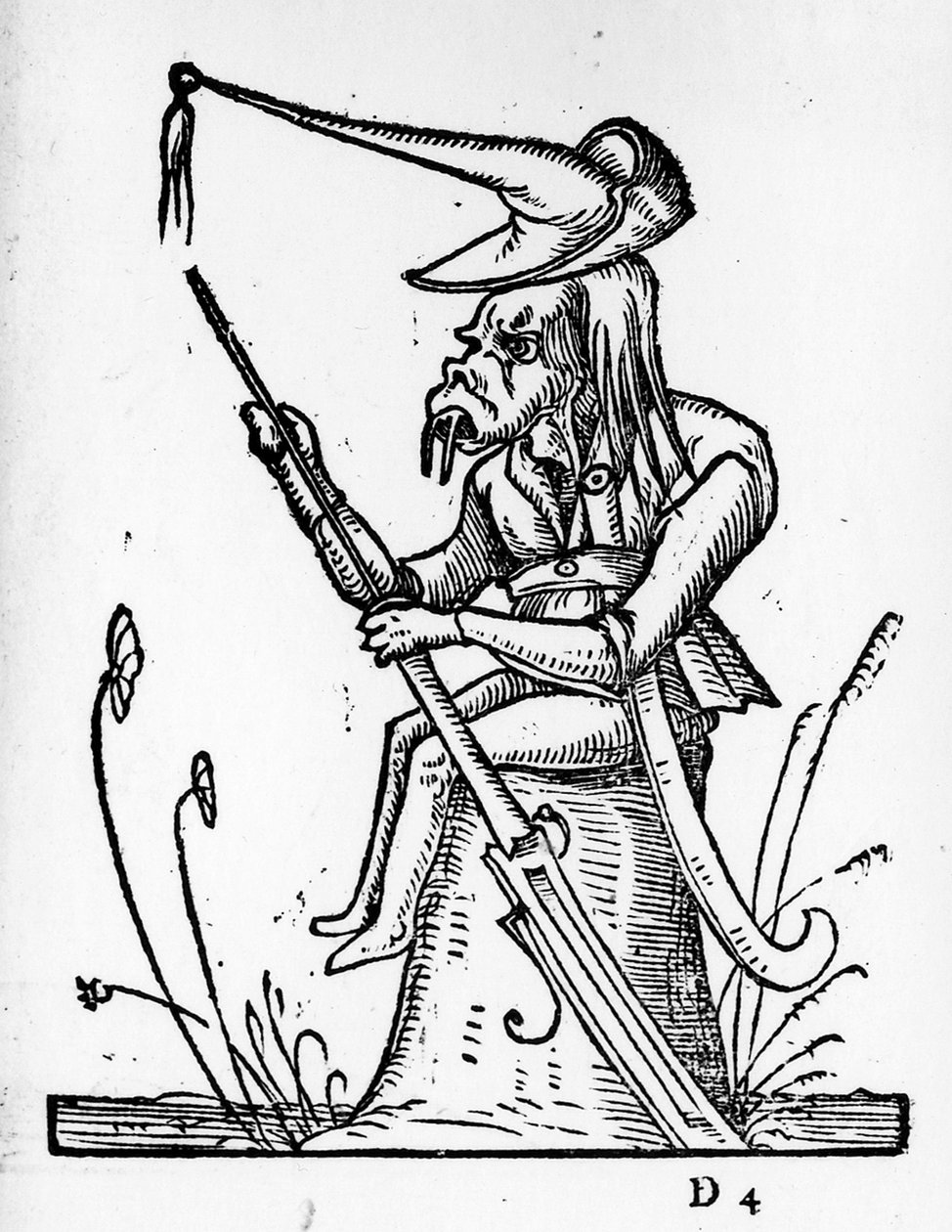 Kuvitus Francois Desprezin teoksesta The Humorous Dreams of Pantagruel, julkaistu 1565 tekijältä Francois Desprez