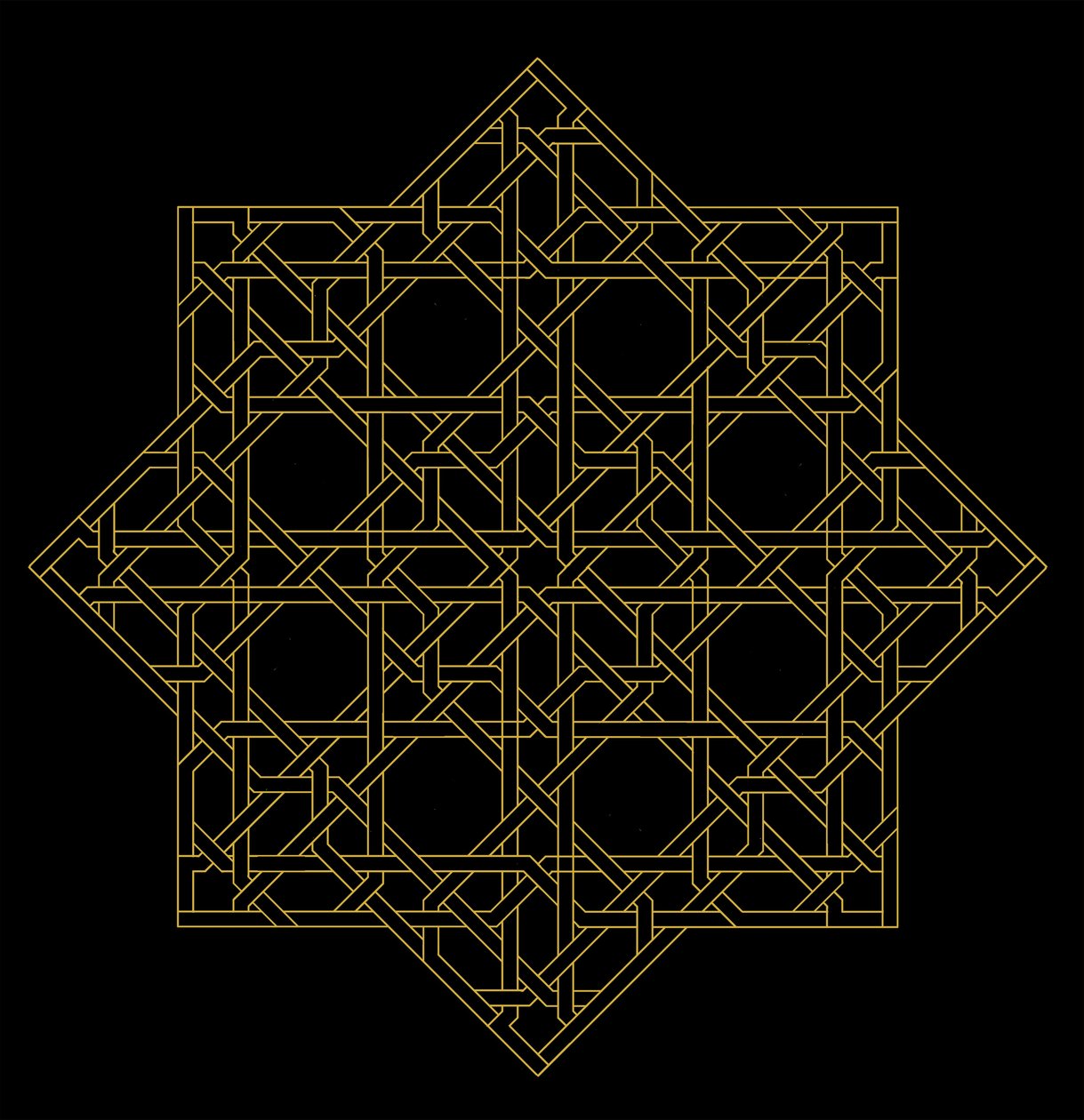 Maze, 2016, (silkkipainatus paperille) tekijältä Francois Domain