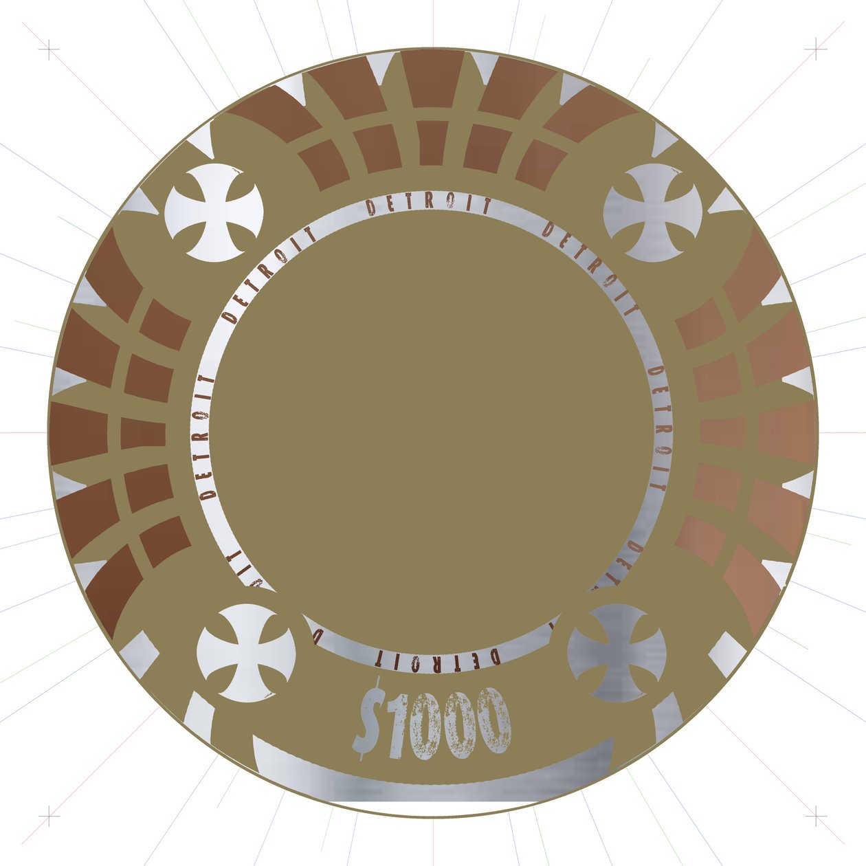 PokerChip, 2015, digitaalinen tekijältä Francois Domain