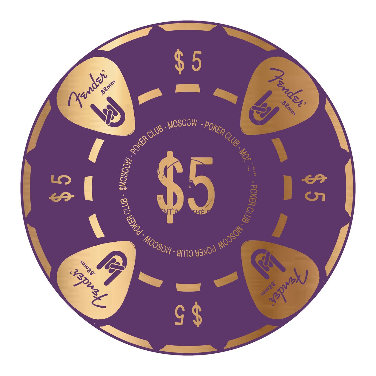 PokerChip, 2015, digitaalinen tekijältä Francois Domain