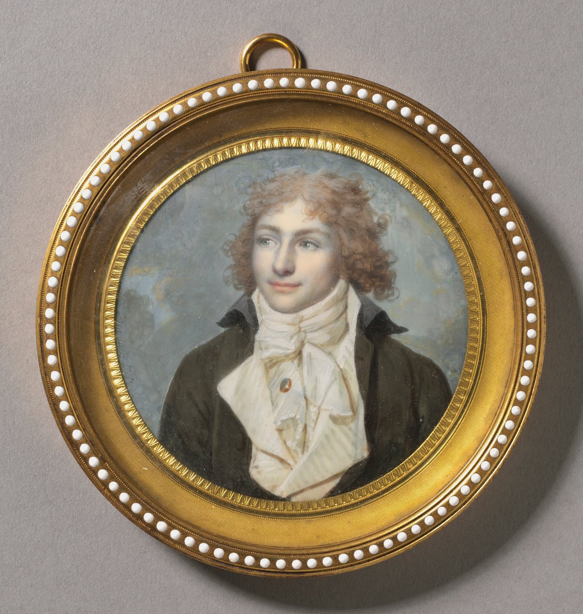 Miehen muotokuva, 1794-1795. tekijältä Francois Dumont