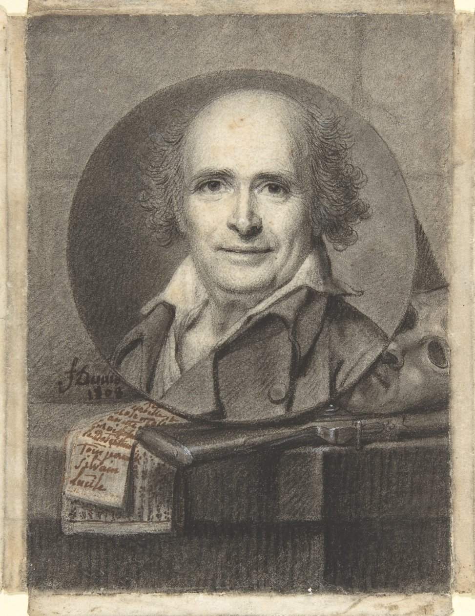 Säveltäjä André Ernest Modeste Grétryn muotokuva 1741-1813, 1808. tekijältä Francois Dumont