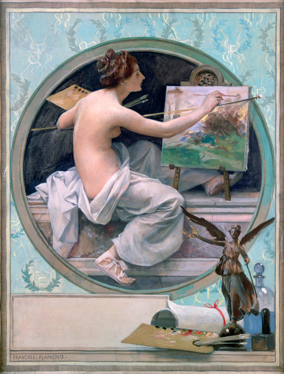Allegoria, 1856-1923 tekijältä Francois Flameng